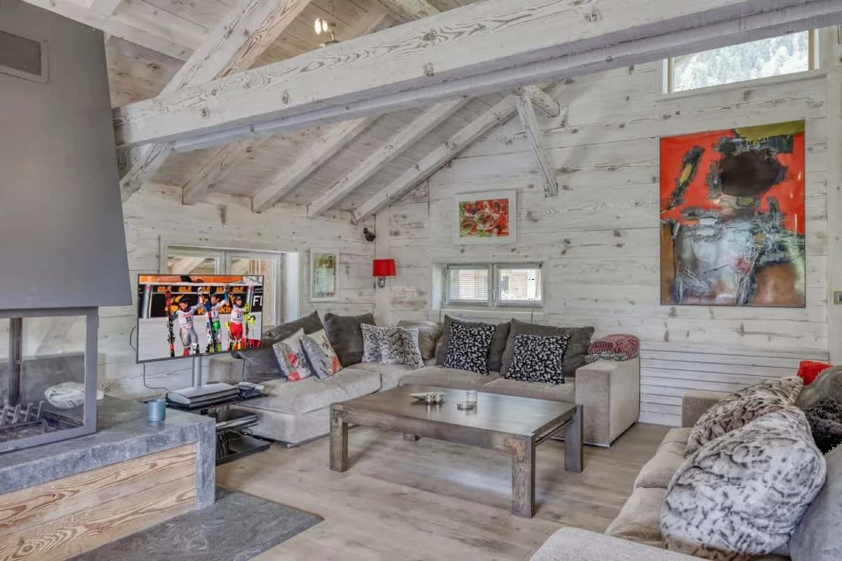 Alpine Chalet Surrounded By Scenic Views