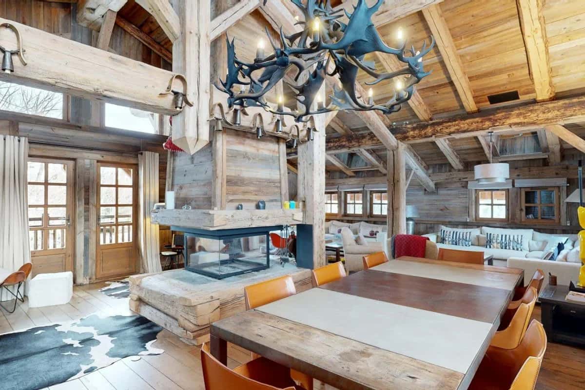 Traditionelles Holz-Chalet in Megève