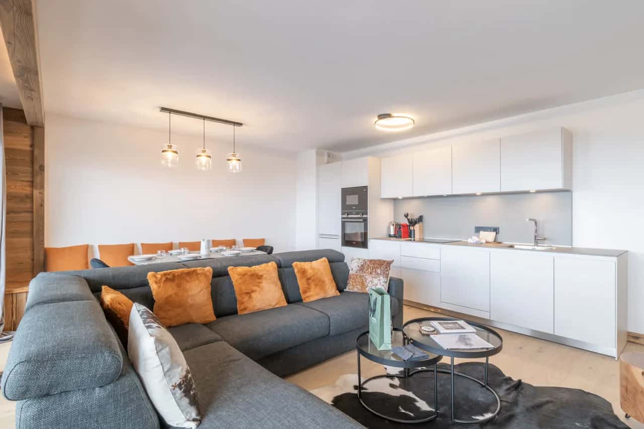 Contemporary Mountain Apartment at Slopes