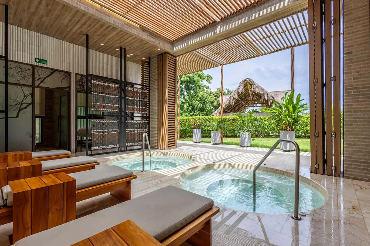 Island retreat with pool and beachfront access