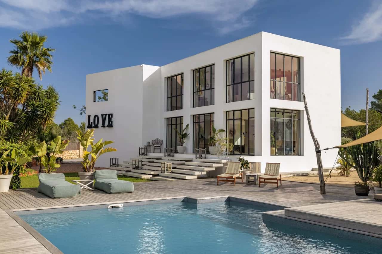 Light Filled Ibiza Retreat With Pool