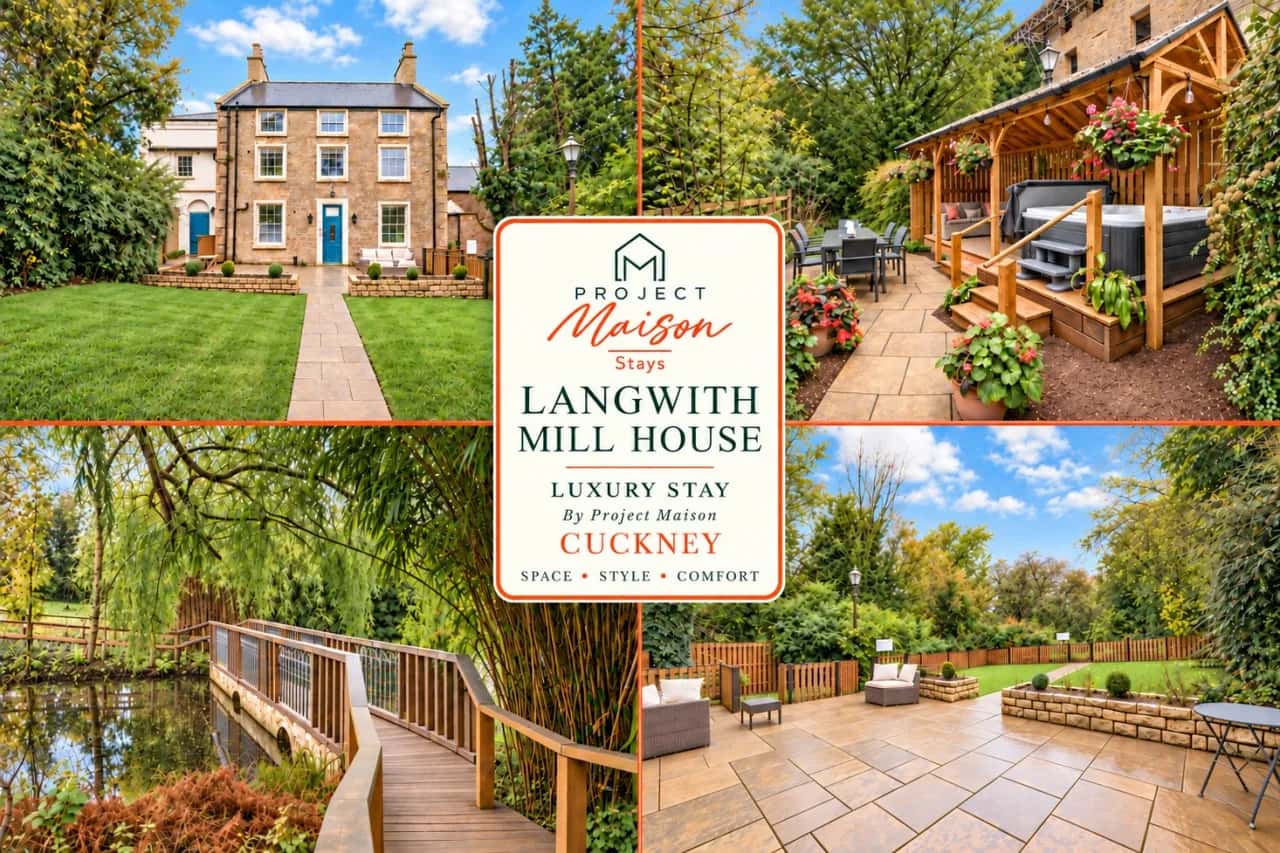 Luxury Mill House | Hot Tub & Gardens | Sleeps 14