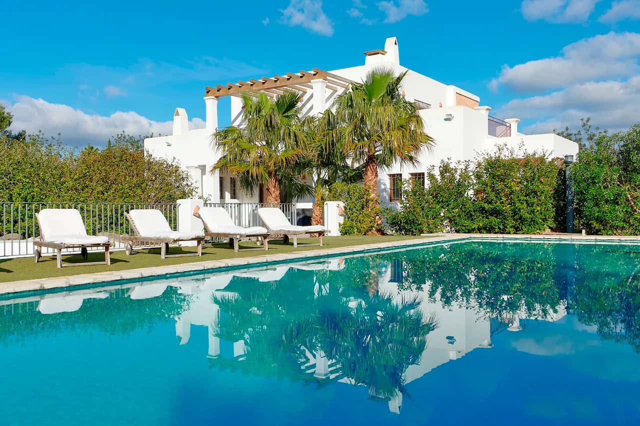 Terrace-Equipped Five-Bedroom Villa in Ibiza