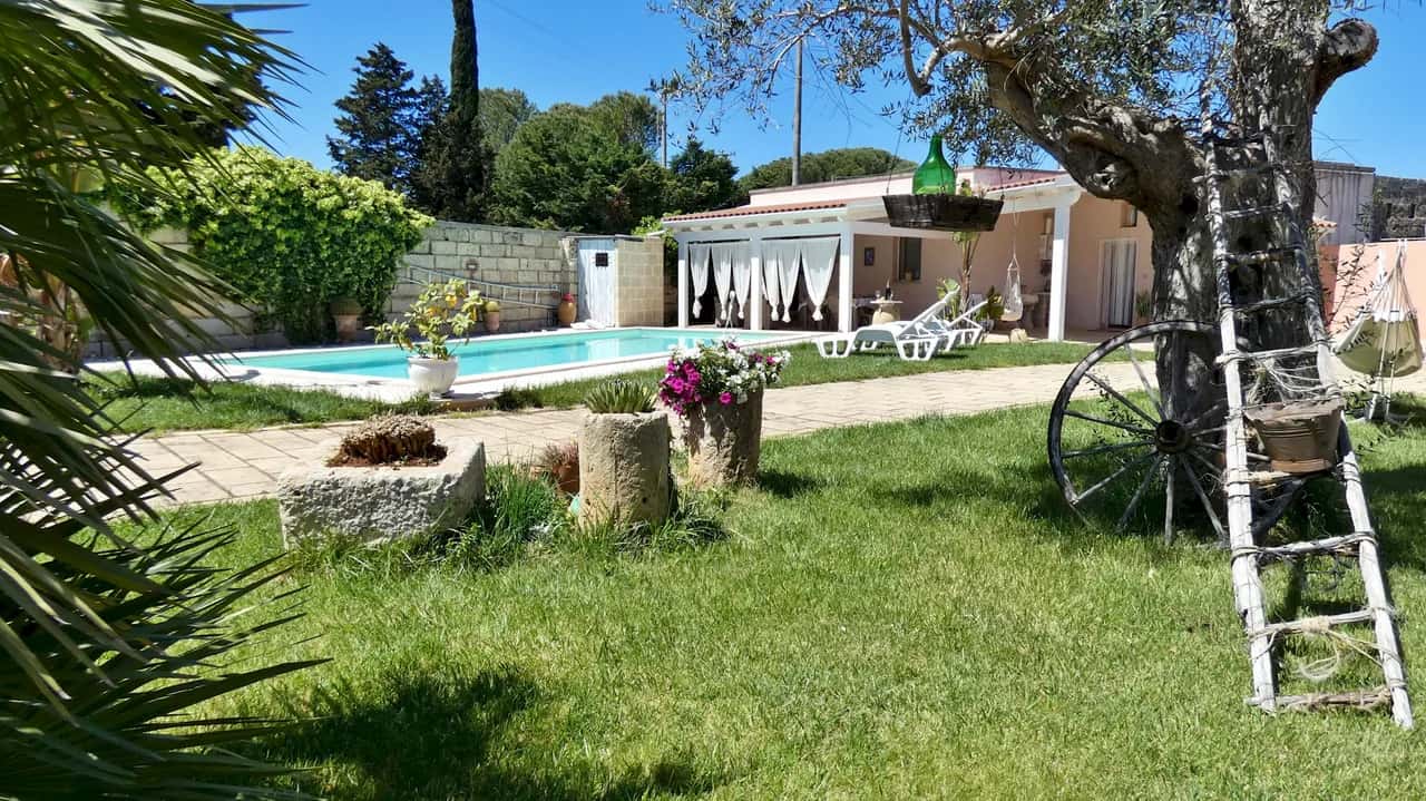 La Vigna Salentina - Garten und privater Pool