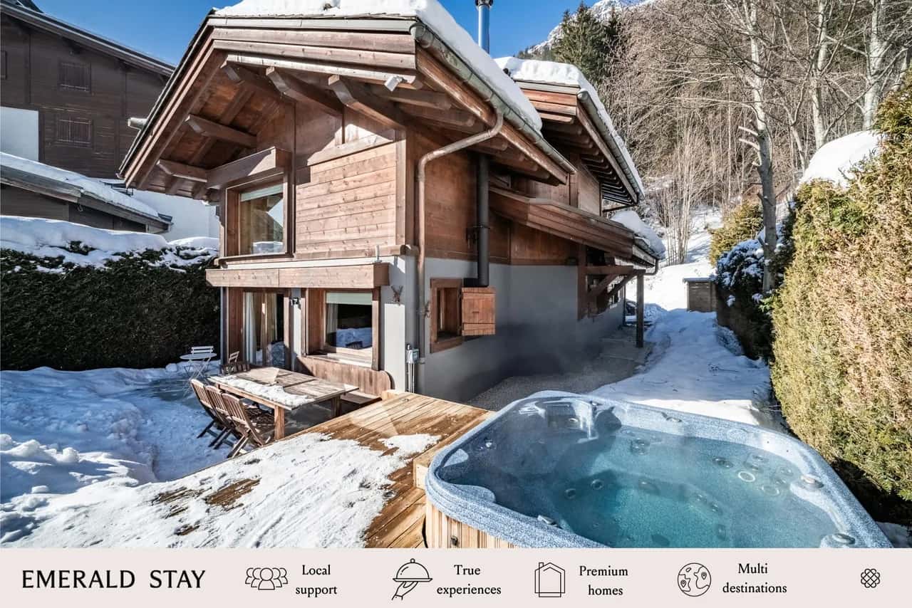 Chalet con Jacuzzi y Jardín en los Resorts de Esquí de los Alpes Franceses