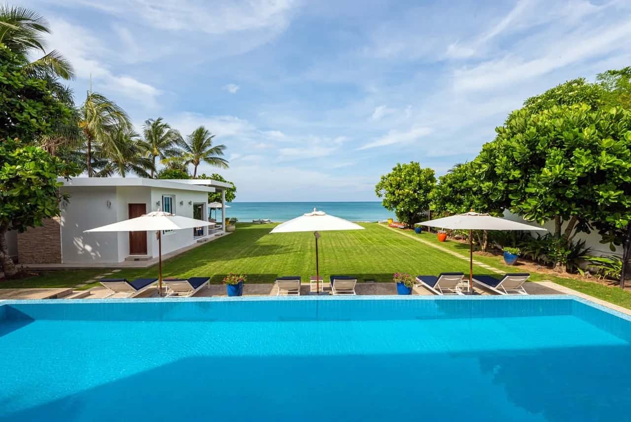 Full-Service Beachfront Villa in Natai, Thailand