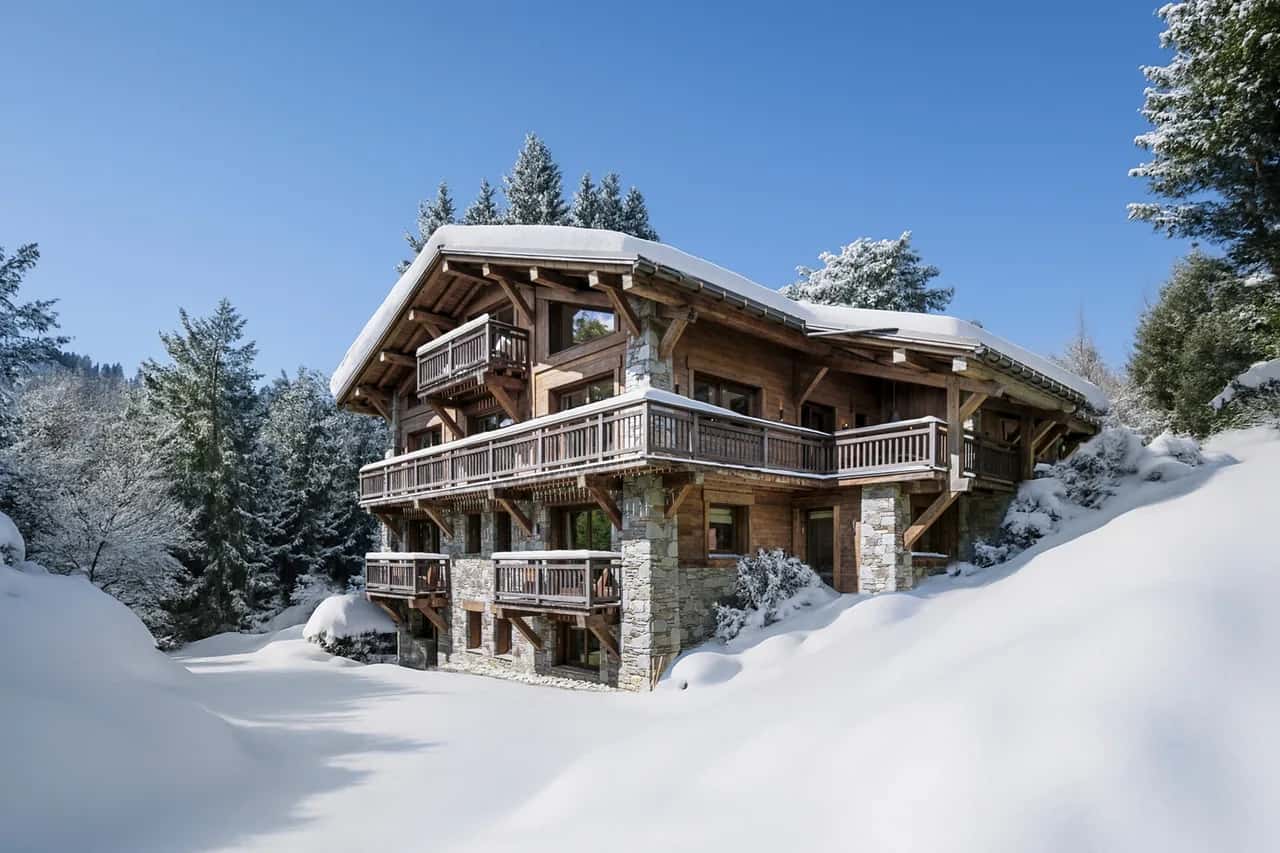 Chalet with Hammam and Cinema in Megève