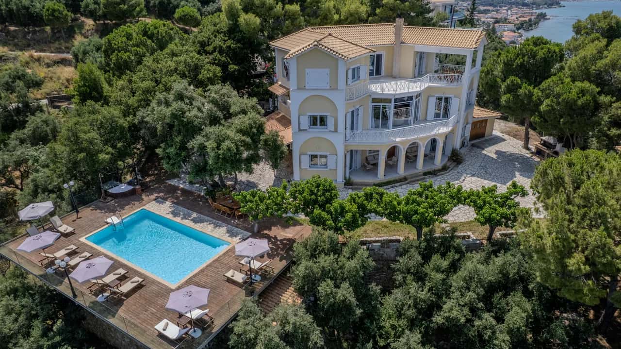 Private Pool Villa with Gym in Zakynthos