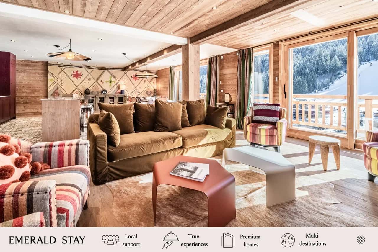 Mountain View Terrace Chalet in French Alps