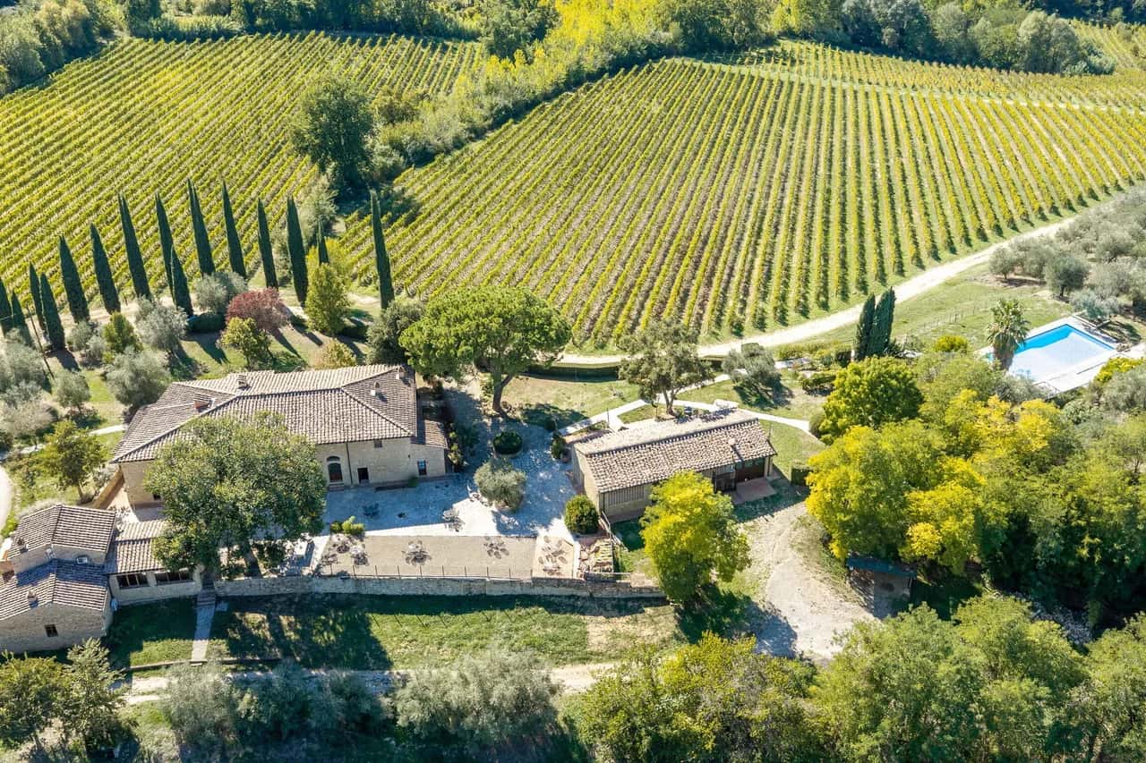 Croce di Bibbiano, San Gimignano View