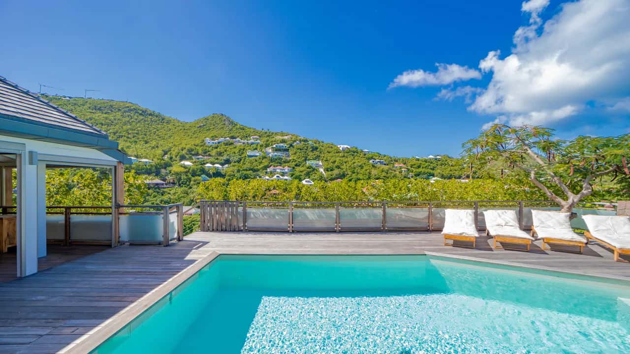 St. Jean Hilltop Three-Bedroom Villa with Pool