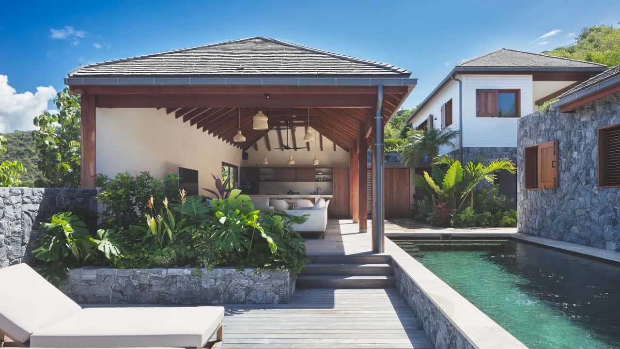 Professional Kitchen Villa in Gustavia
