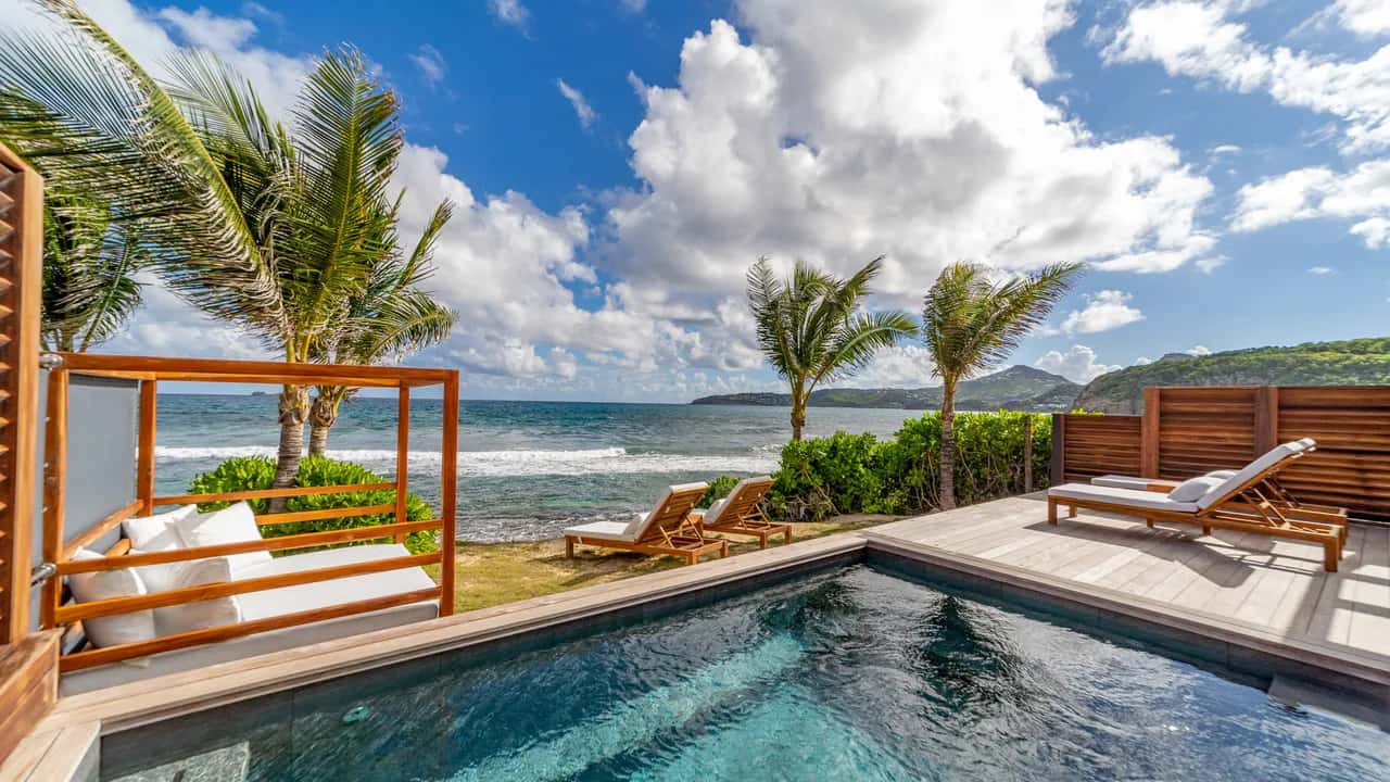 Beautiful Villa Located on a White Sand Beach