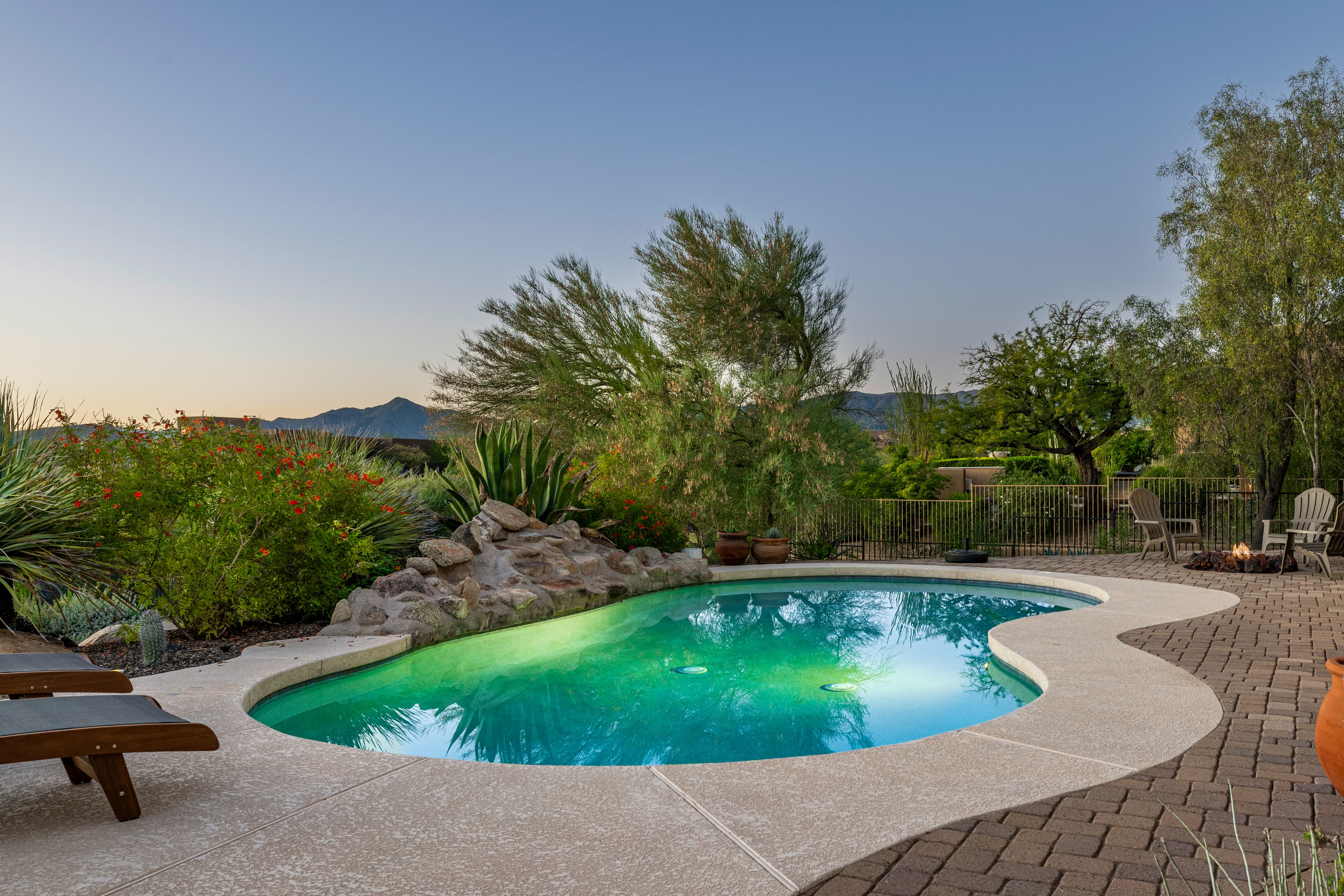 Desert Oasis with Pool & Black Mountain Views!