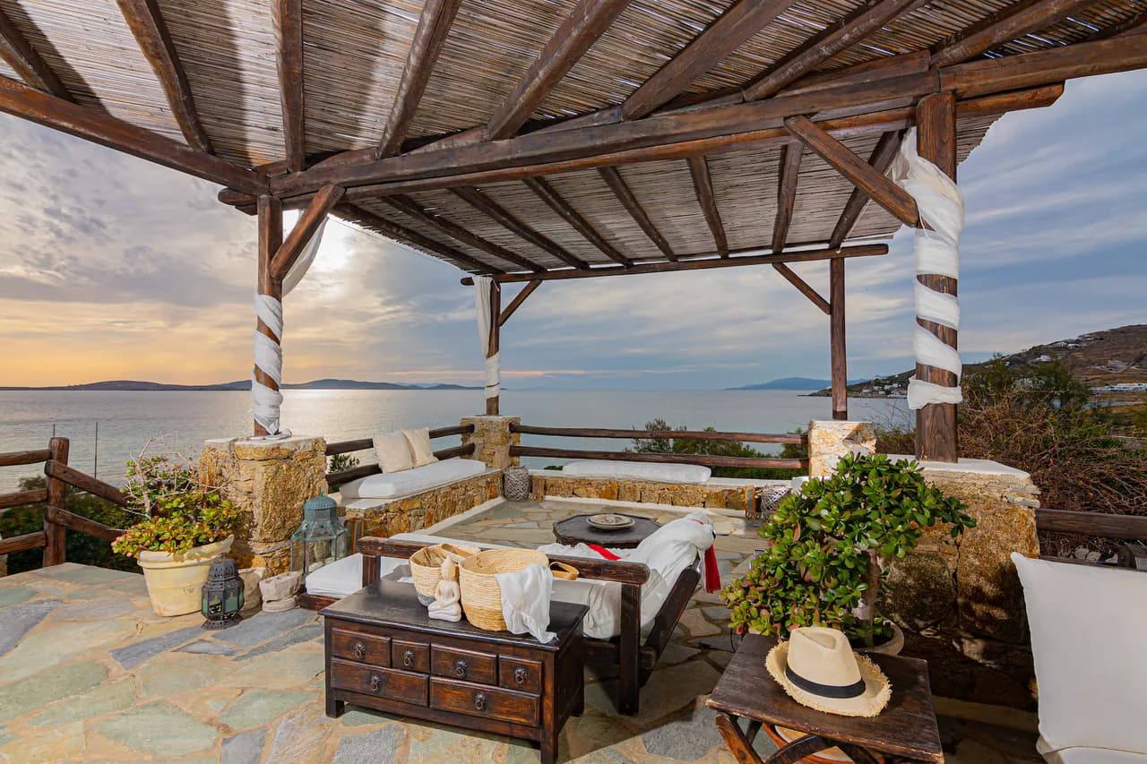 Villa am Strand mit atemberaubendem Blick auf das Meer und den Sonnenuntergang, Foto 5