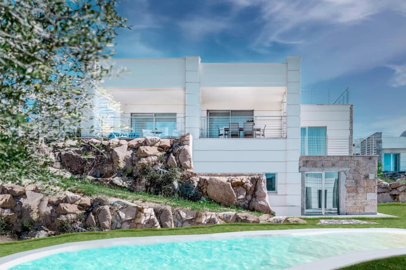 Modern style villa mixed with traditional elements