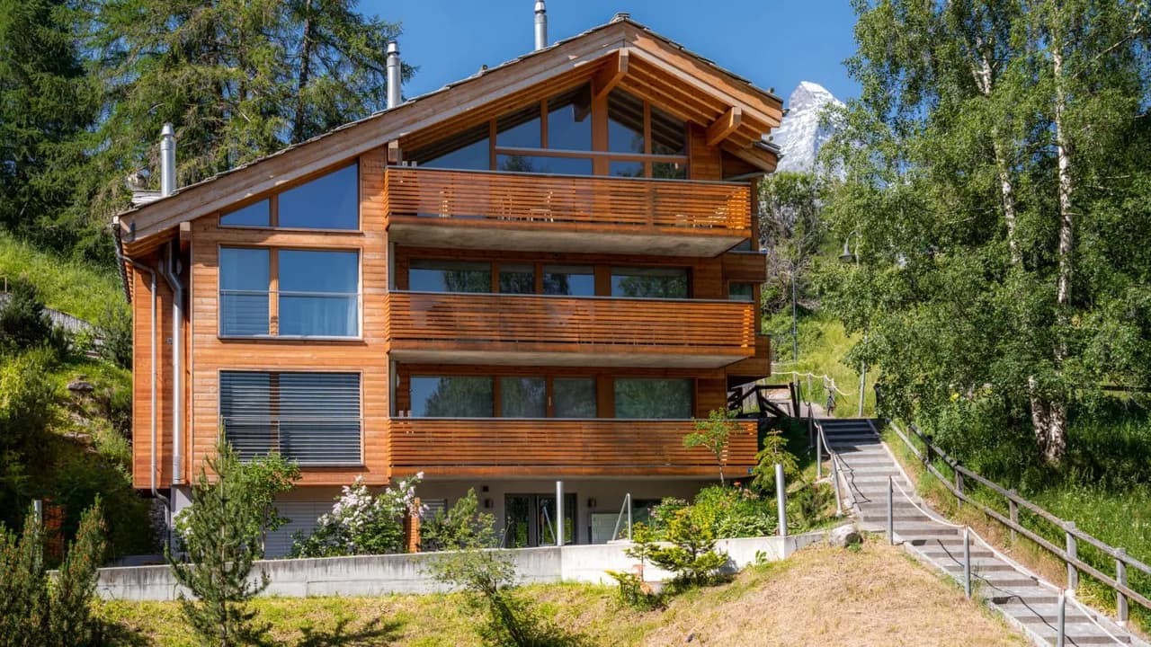 Moderno Ático de Dos Pisos en Zermatt
