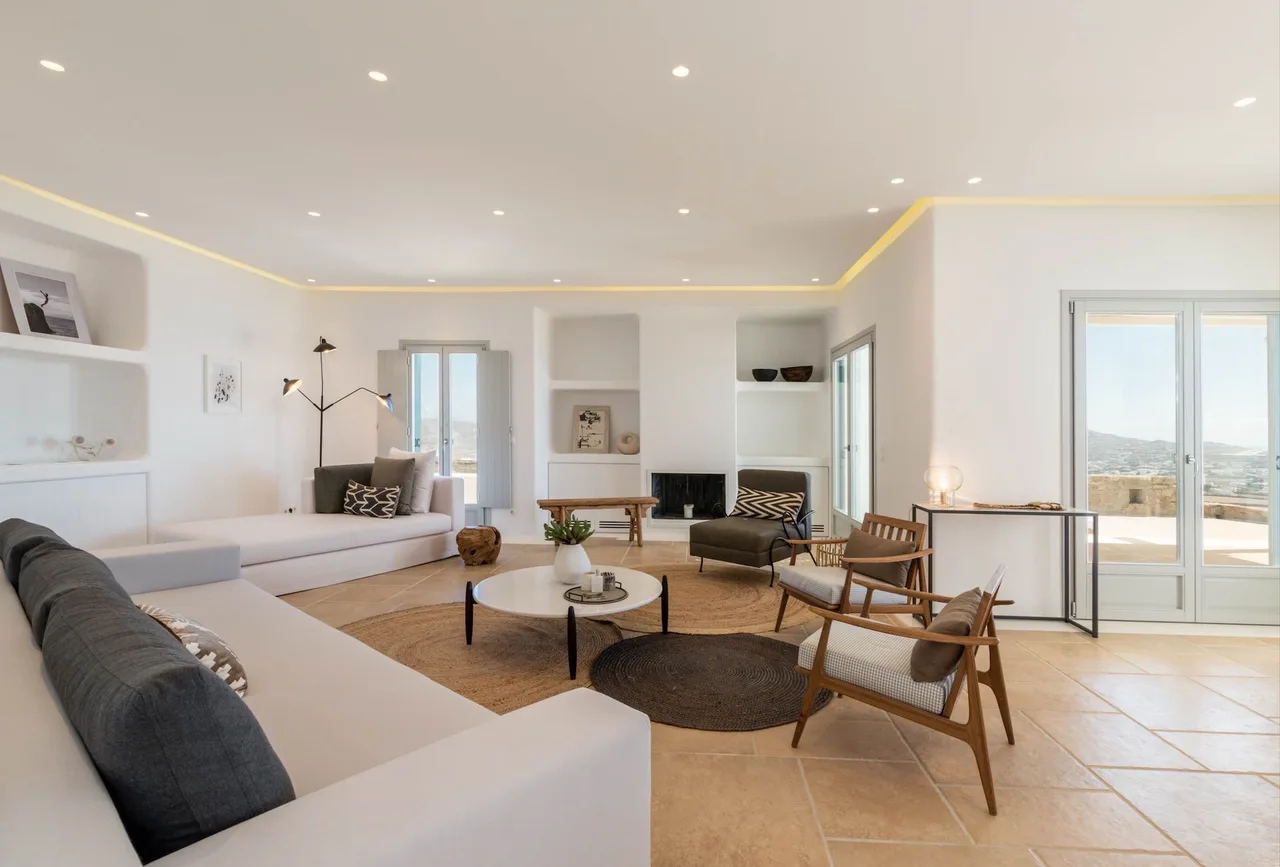 Mykonos Rückzugsort mit 7 Schlafzimmern und Blick auf die Ägäis, Foto 2
