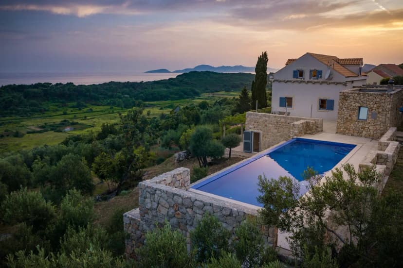 Serene Villa Surrounded By Garden And Olive Groves
