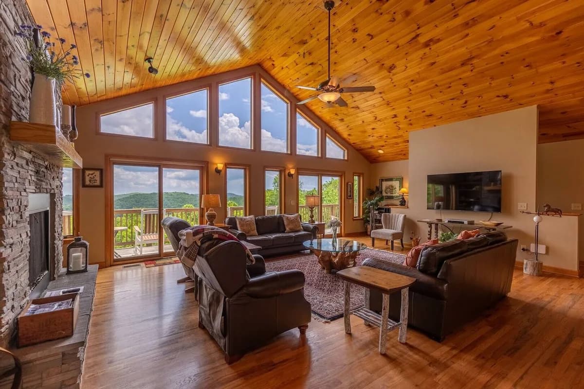 Panorama-View-Haus in Blue Ridge