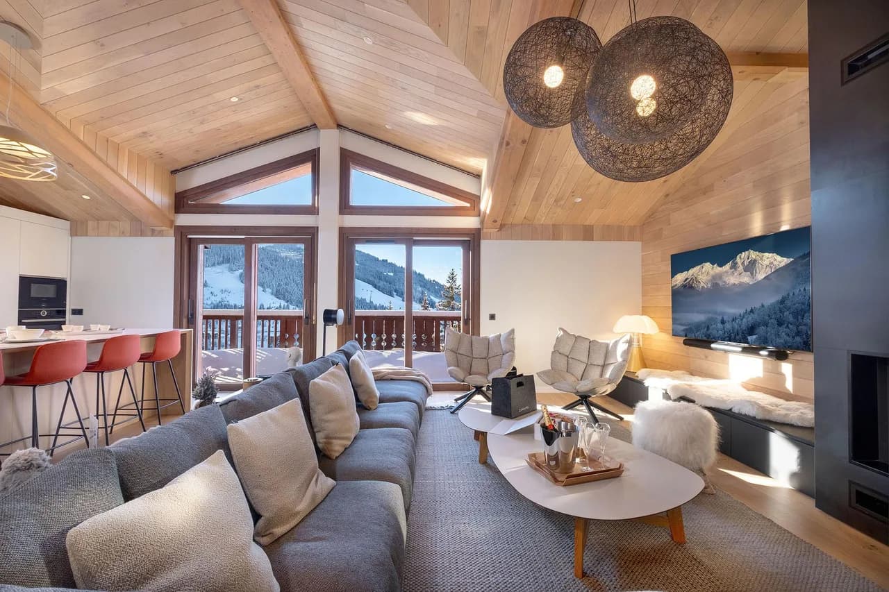 Chalet Moderno Cerca del Soleado Resort de Courchevel, foto 4