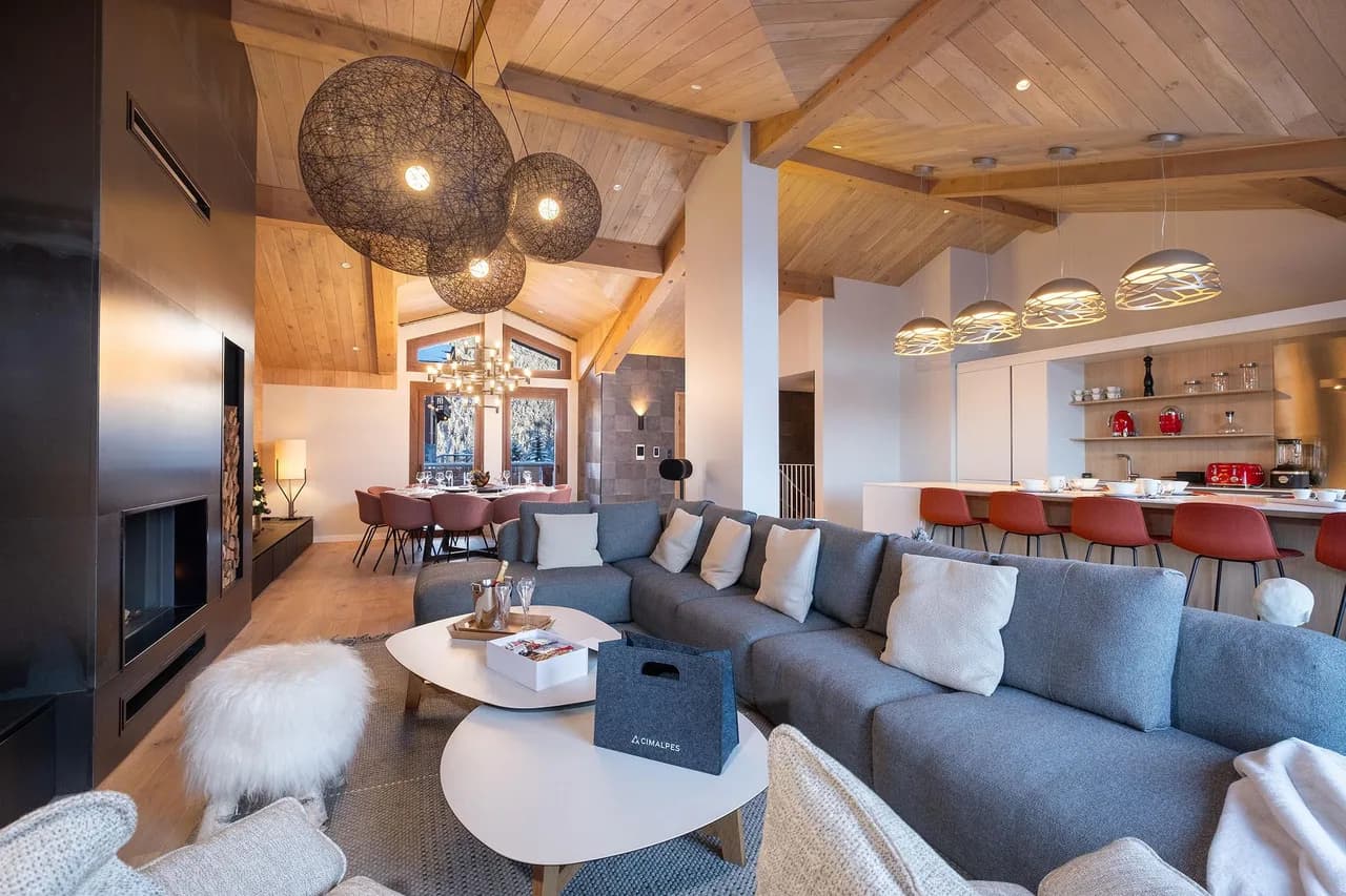 Chalet Moderno Cerca del Soleado Resort de Courchevel, foto 5