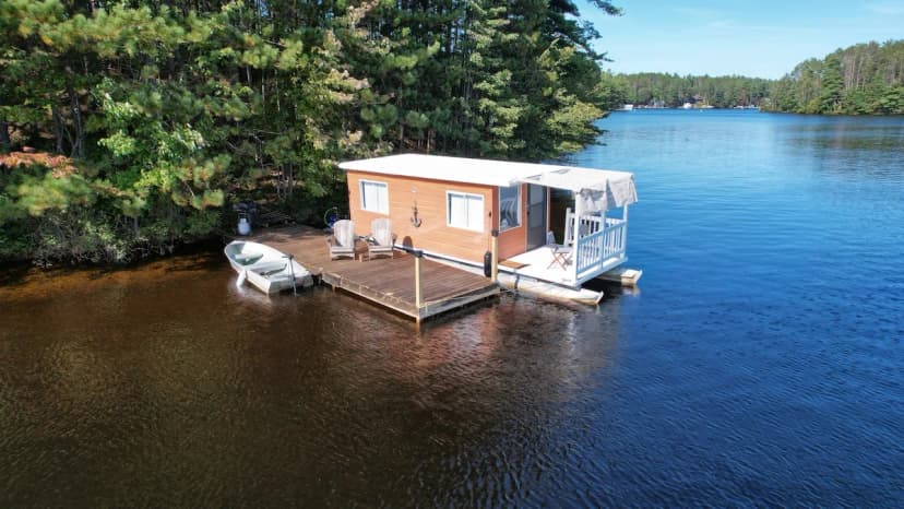 The Floater-A House Boat on Grant Island, Bham Lk