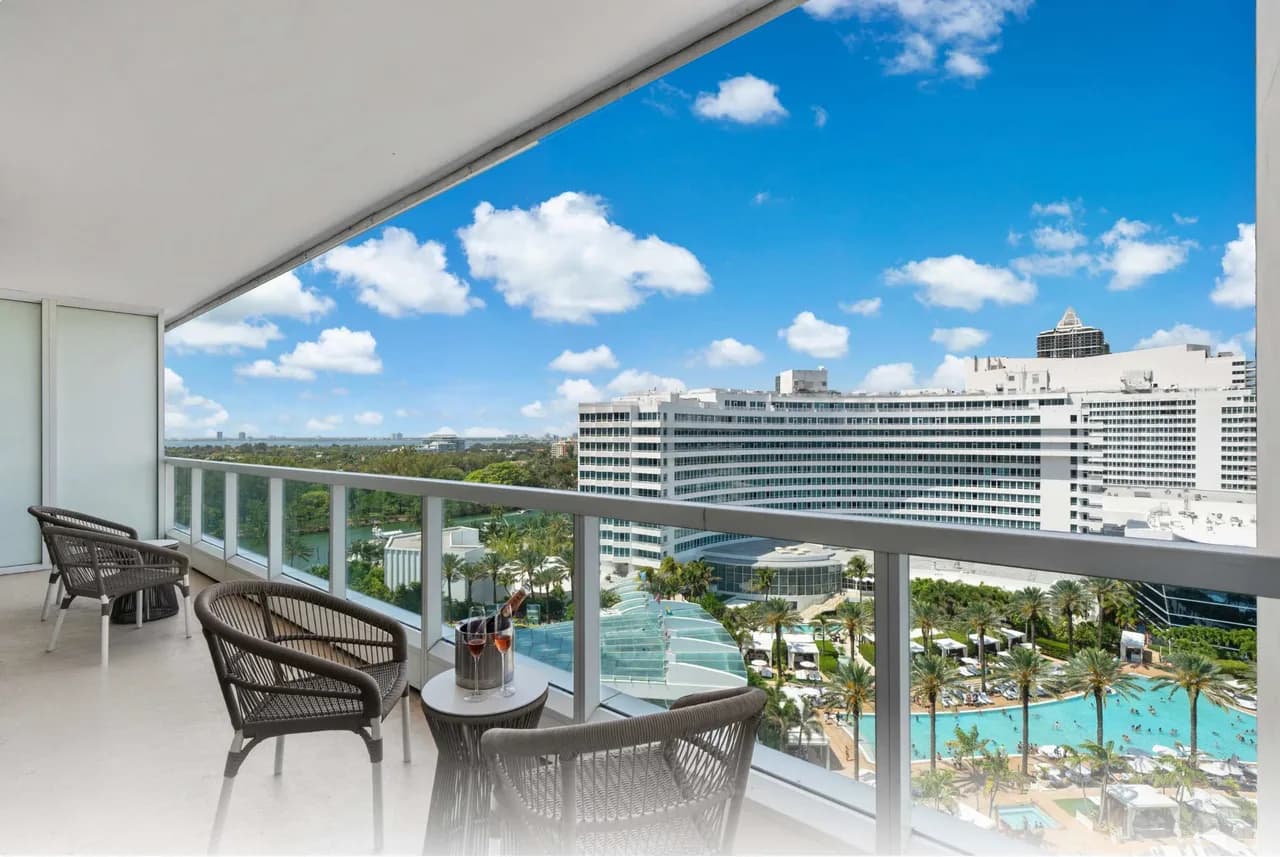 Chic modernes Apartment mit Meerblick in Miami Beach