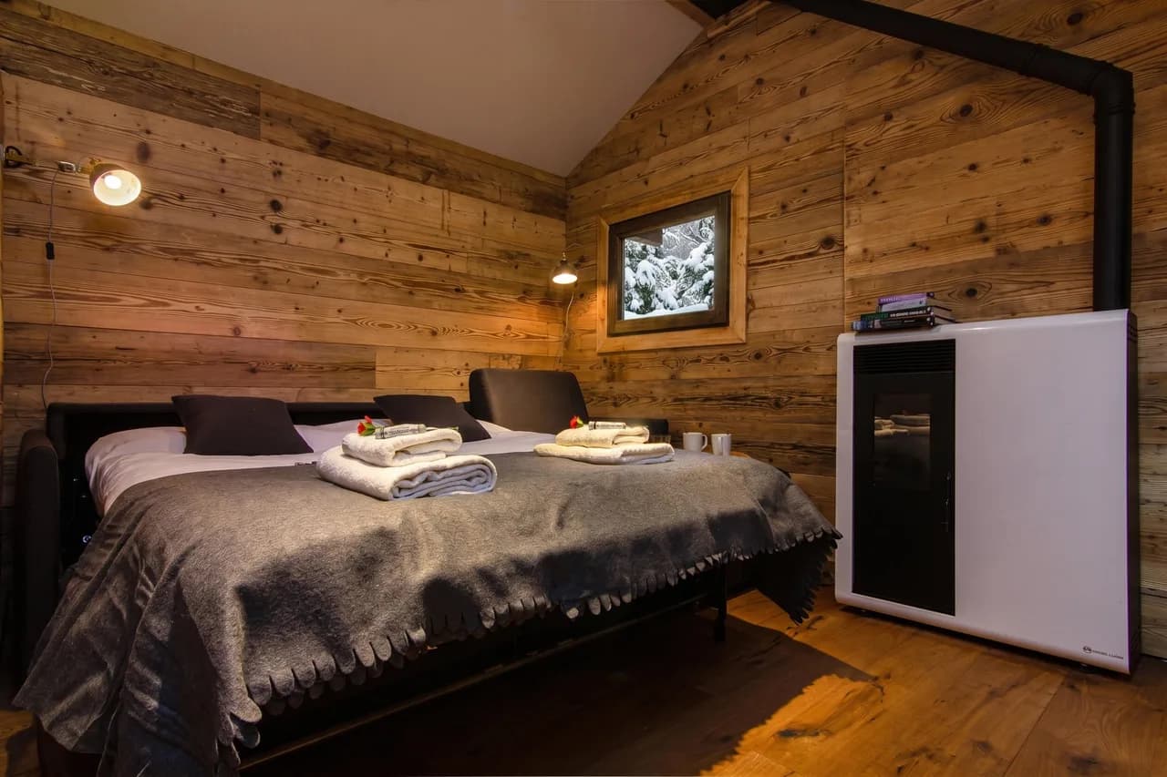 Mazot du Mont-Blanc con Vista, Terraza y Estufa, (Capacidad 4), foto 4