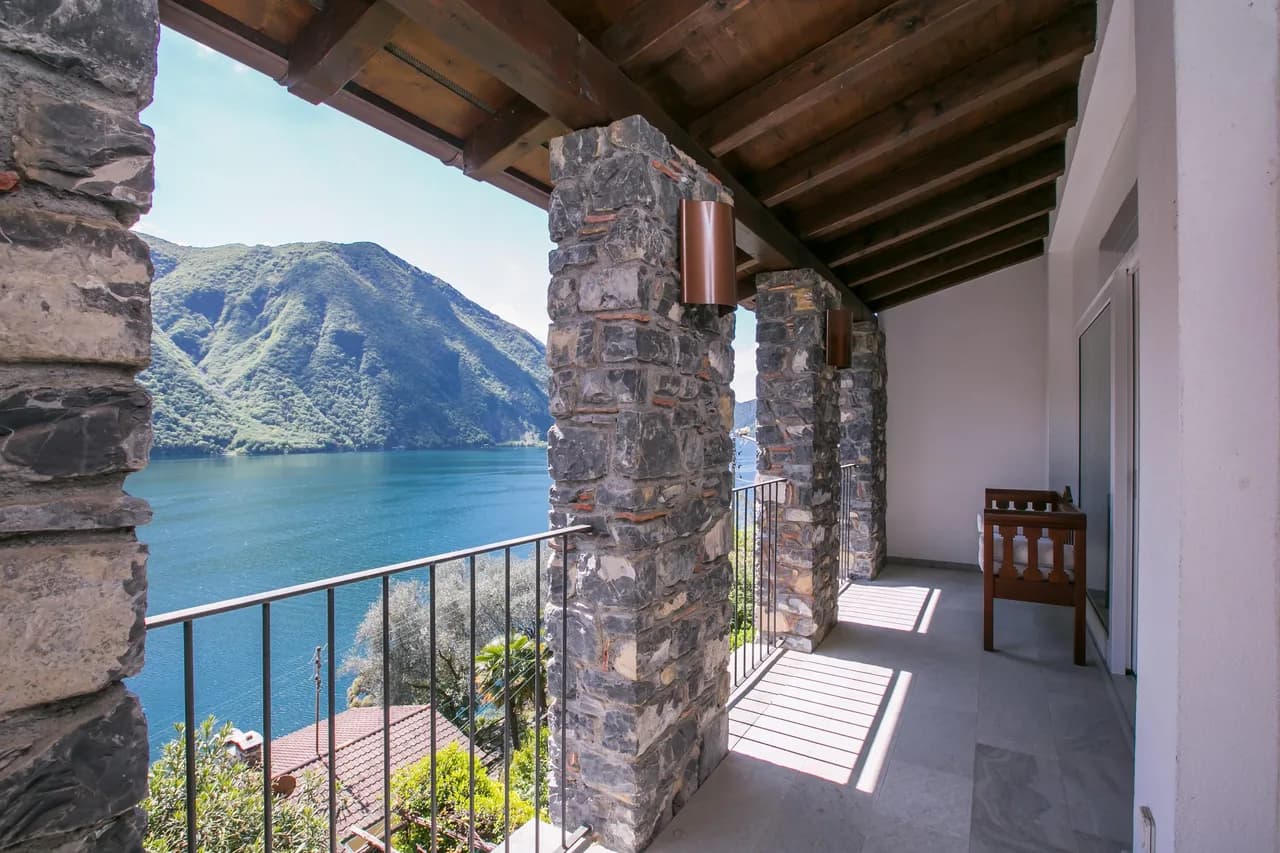 Terraza con Vista al Lago en Gandria, foto 2
