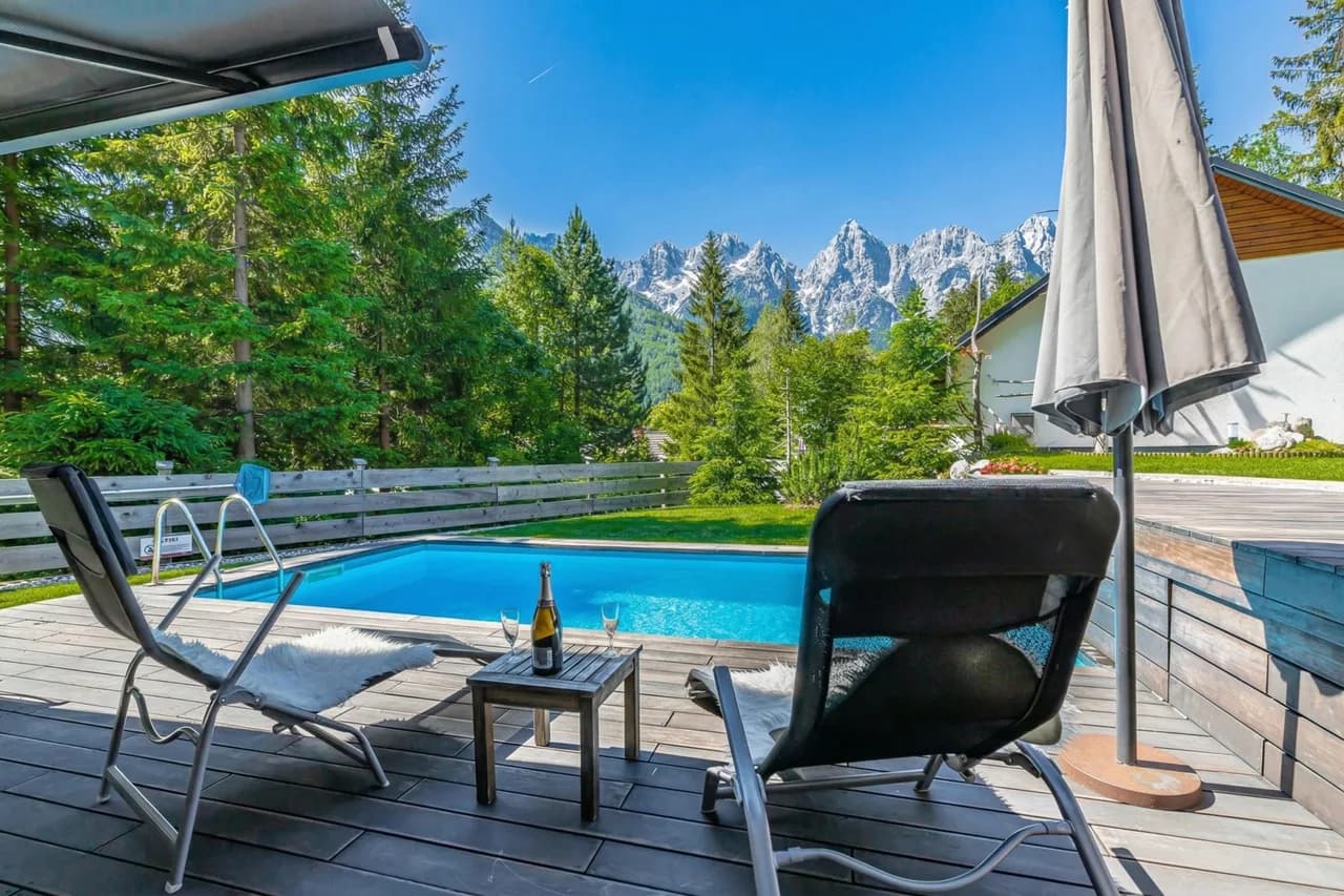 Mountain-View Pool Villa in Gozd Martuljek, photo 2