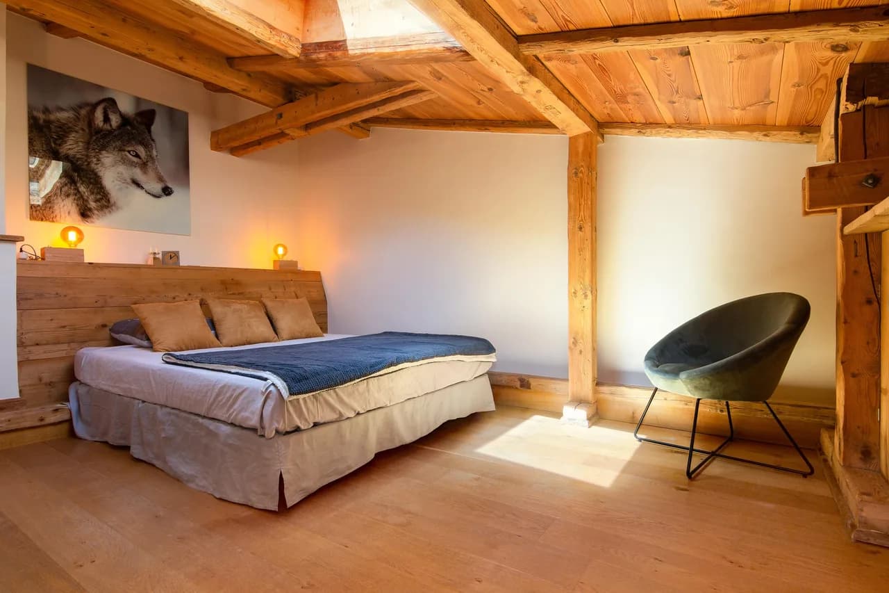 Le Beaulieu Chamonix Penthouse Loft | Kamin & Ausblick, Foto 5