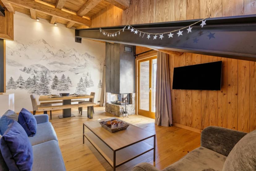 La Ferme à Roland Cozy Mountain Style 2BR for 6 Ski In/Ski out