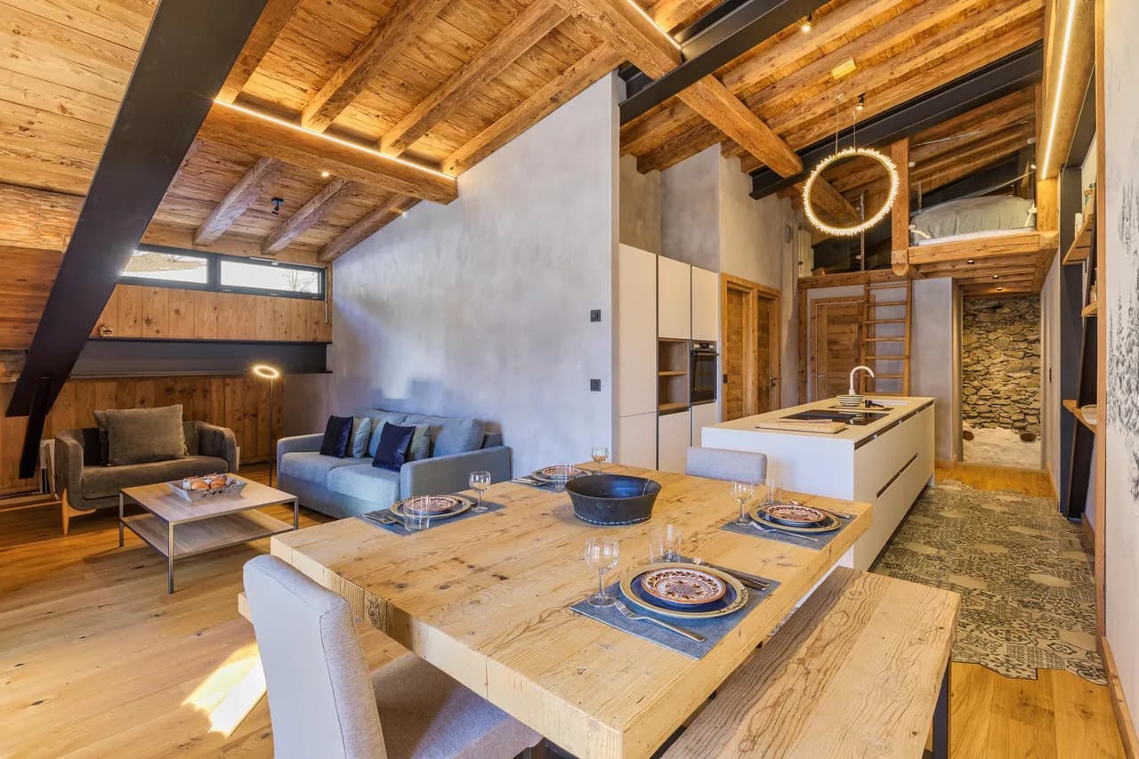 Ski-In/Ski-Out Apartment in Le Tour, Argentière, Foto 3