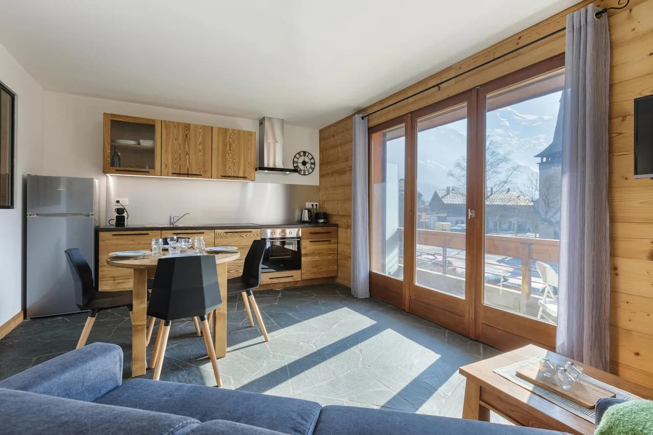 Apt Flégère & Golf Modern 1BR for 4 near ski lift photo 2