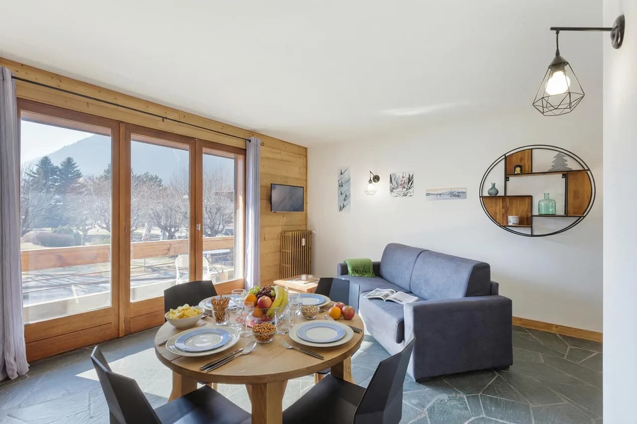 Apt Flégère & Golf Modern 1BR for 4 near ski lift photo 3