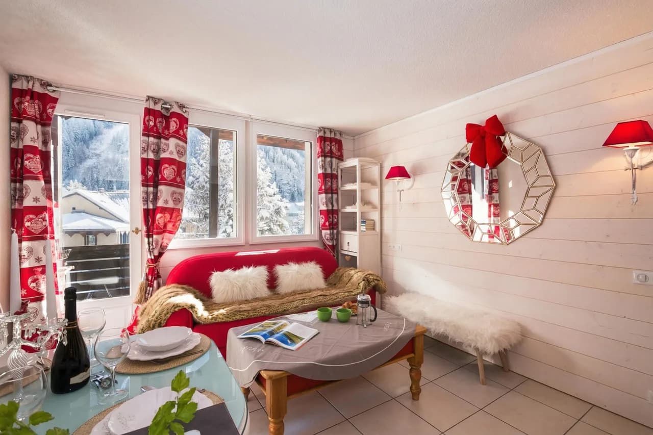 Cham Sud Grepon Paradis611 Estudio con Vista al Mont Blanc, a pasos del Centro, foto 3