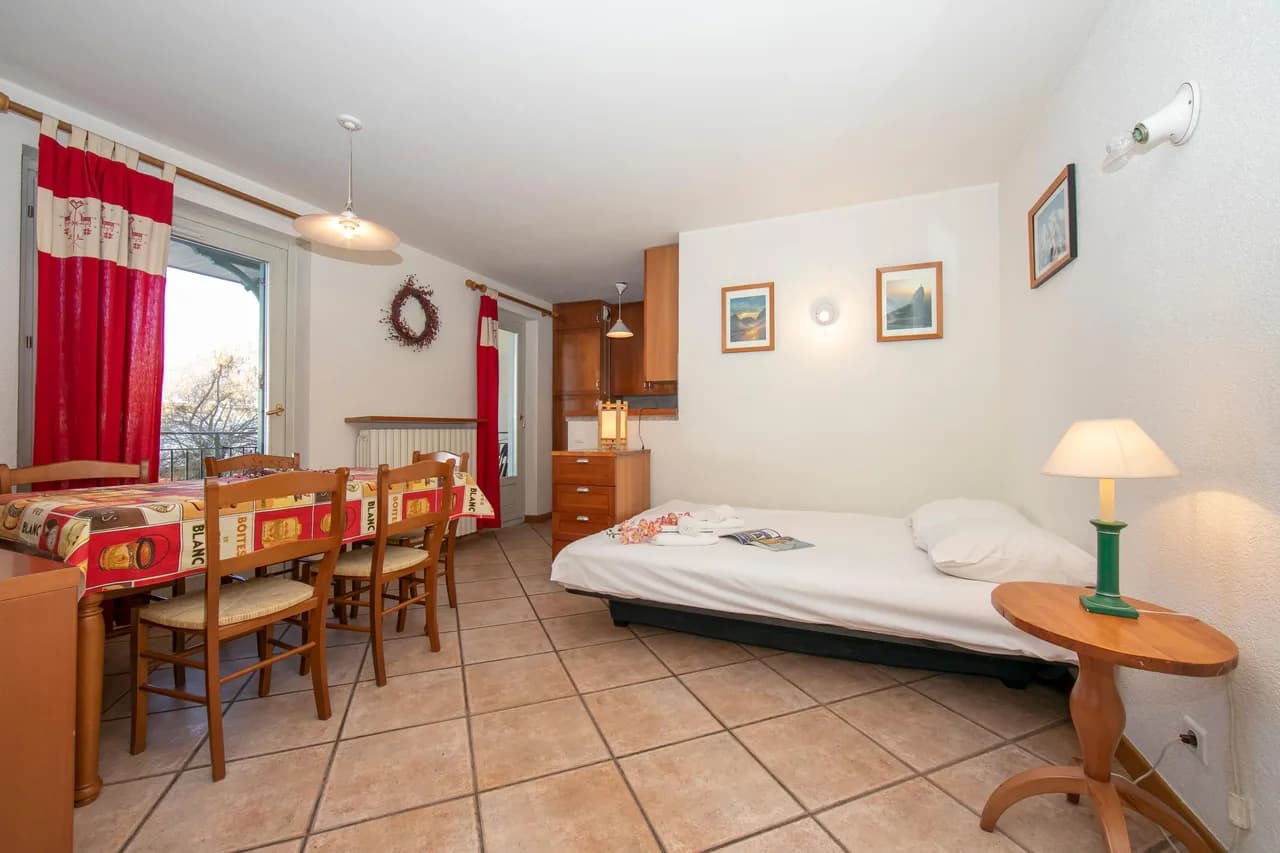 Jardins d'Androsace 17 Chamonix Zentrum Apt: Balkon + Parkplatz, 3 Min zur Brevent Gondel, Foto 3