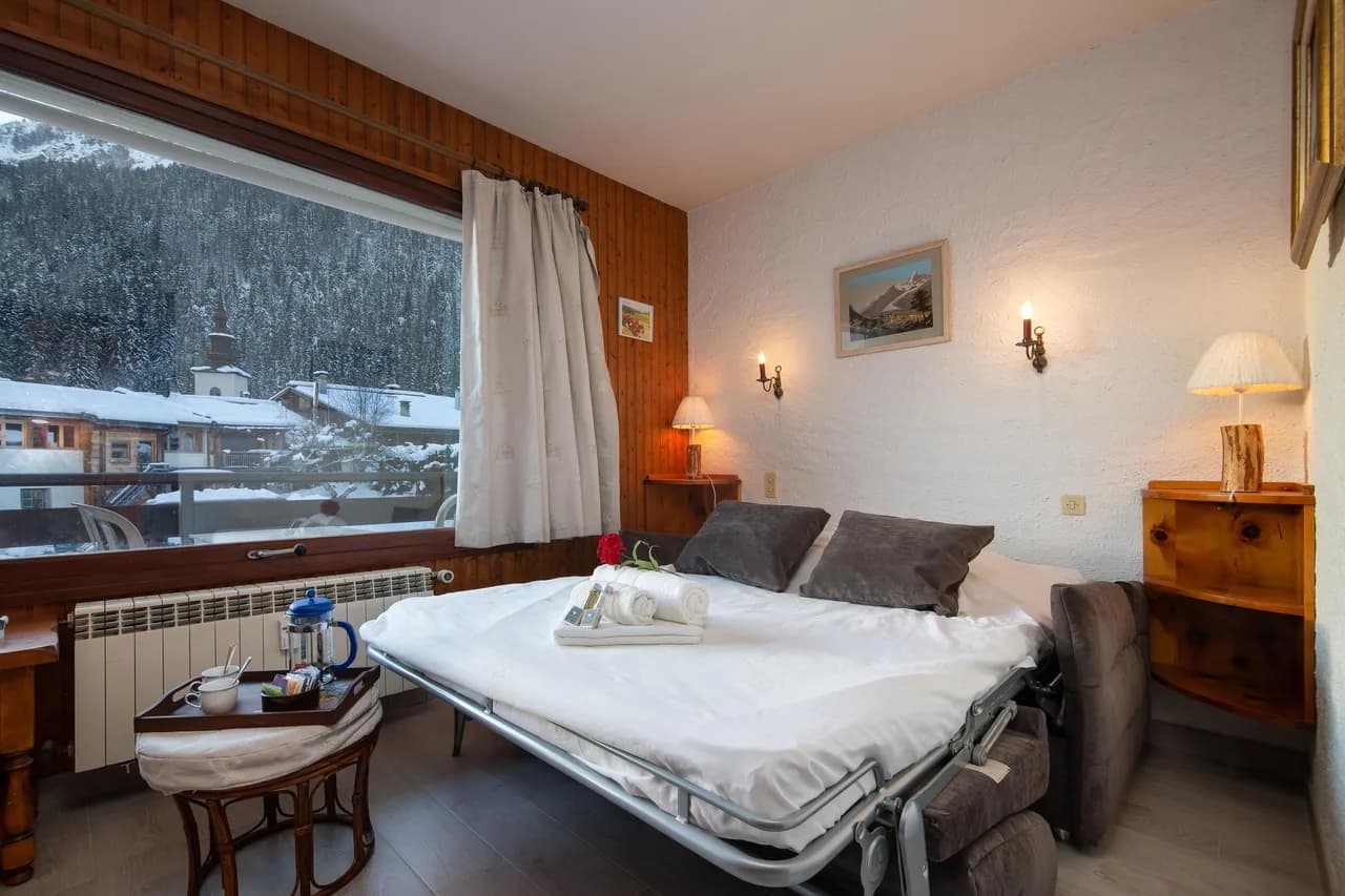 Résidence le Chardonnet D Studio mit Gemeinschaftspool & Panoramablick, Foto 4