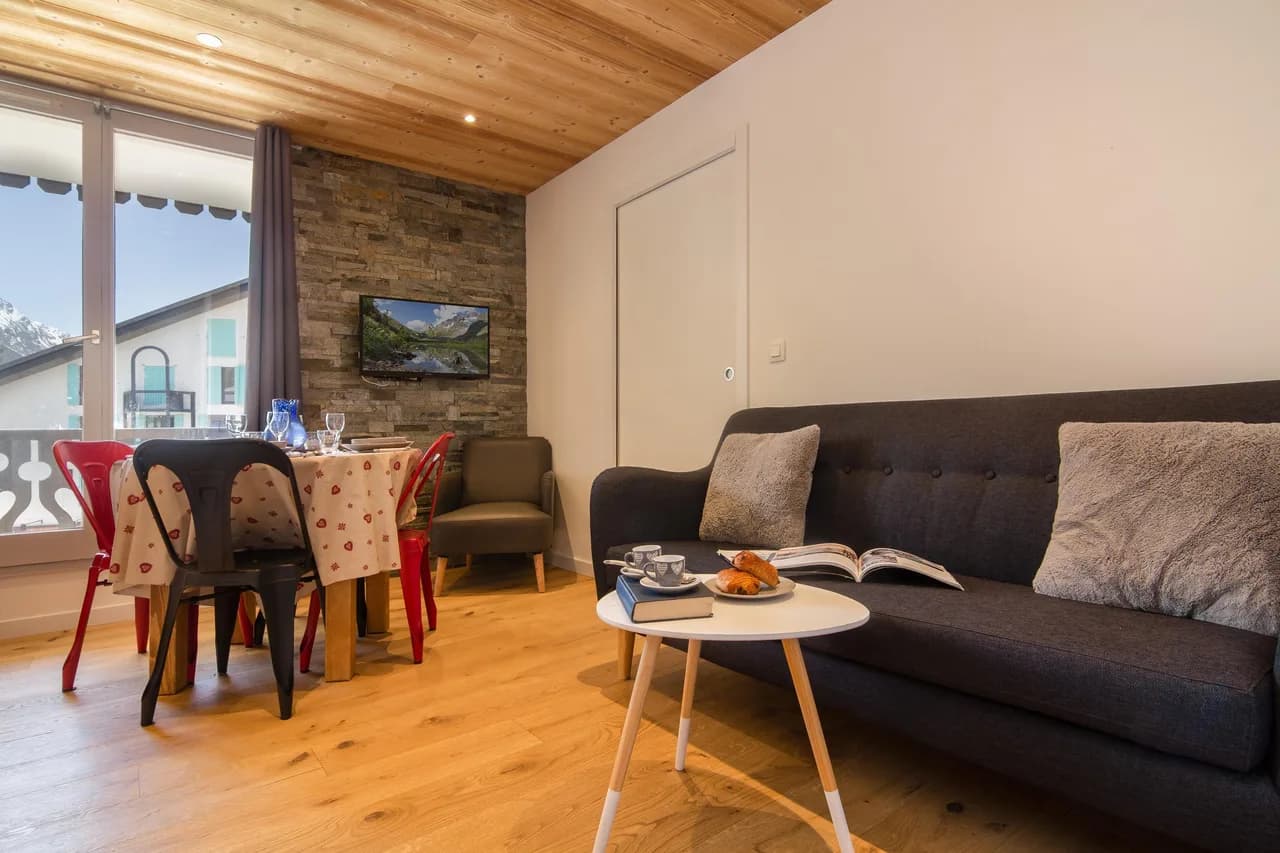 Cham Sud Chailloud202 Zu Fuß zur Aiguille du Midi | 2BR Balkon, Foto 2