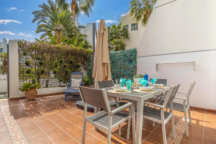 Marbella pool House GF55on sea shore