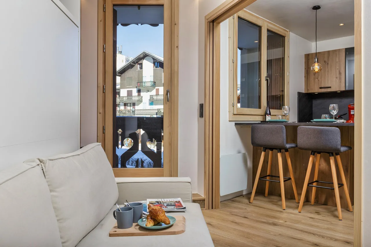 Cham Sud Triolet A109 | 2 Minuten zur Aiguille du Midi | Balkon | Für 4 Personen, Foto 3