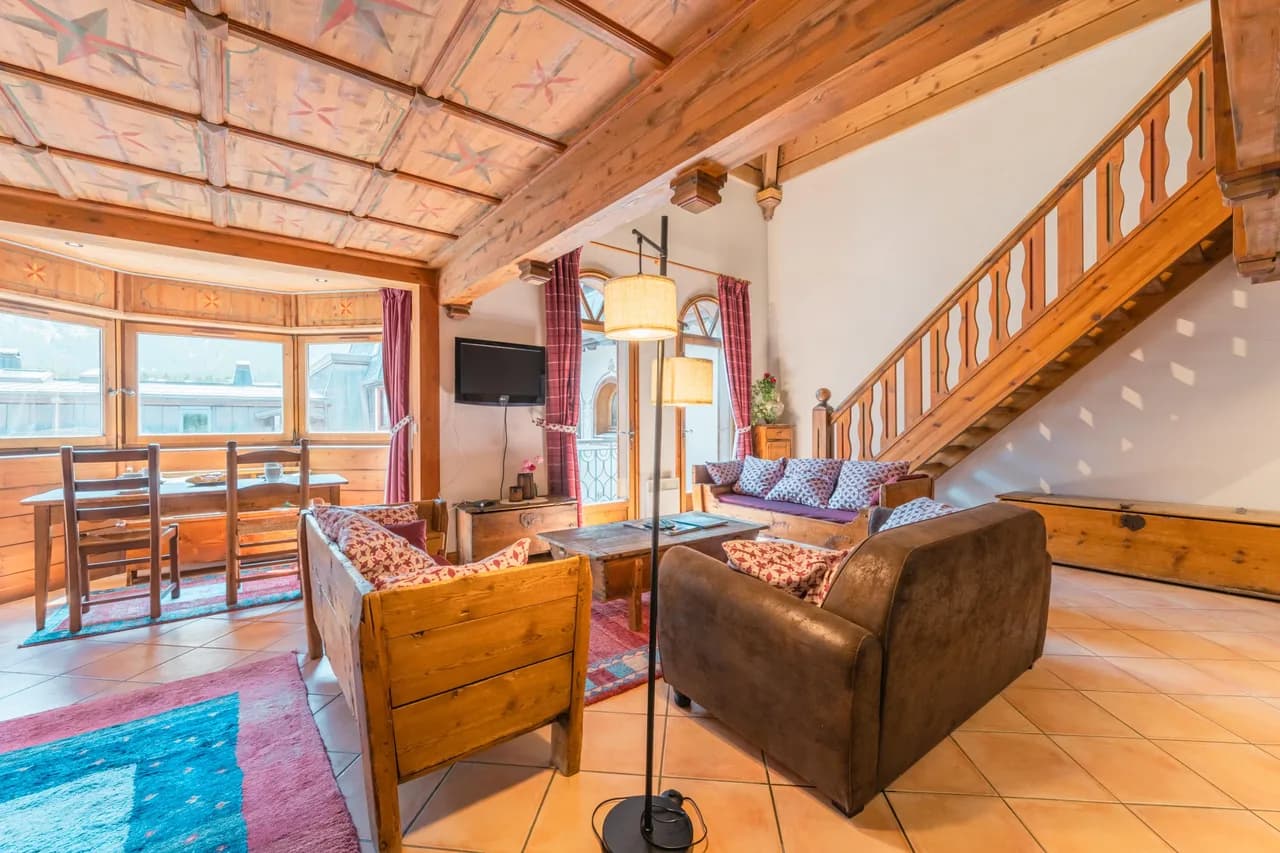 Panoramic Mountain View Apartment in Argentière, Chamonix, Foto 3
