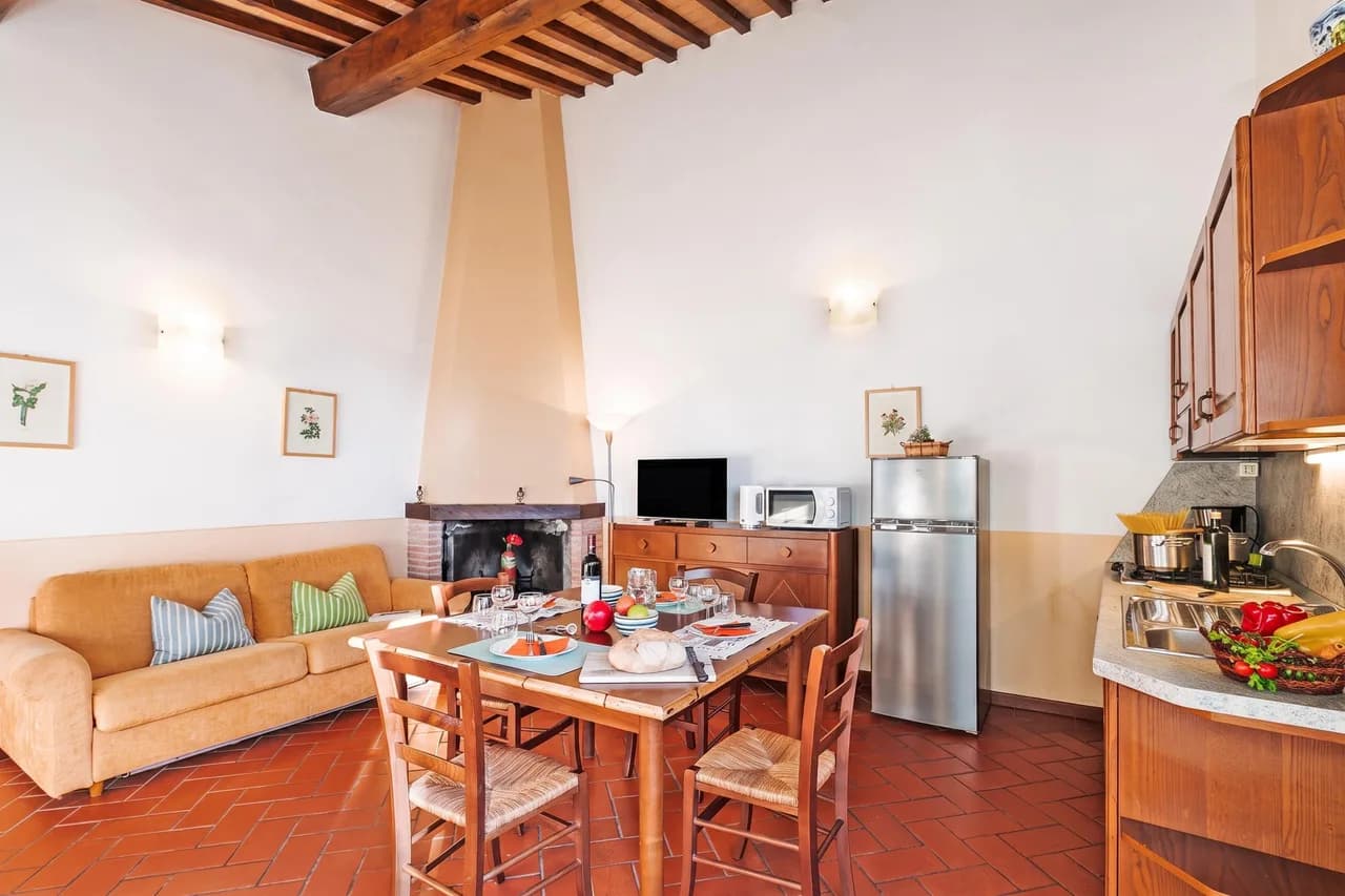 Sitio Olivo Chianti con Piscina Compartida, foto 3