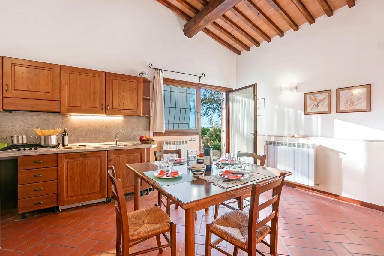 Sitio Olivo Chianti con Piscina Compartida, foto 4