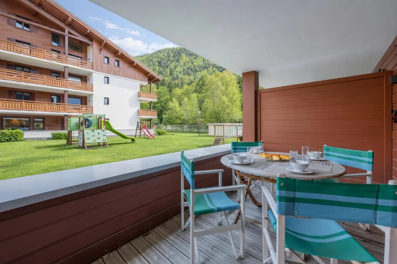 l'Ours Bleu B01 Ski-In in Vallorcine | Gemeinschaftspool, Fitnessstudio & Wellness