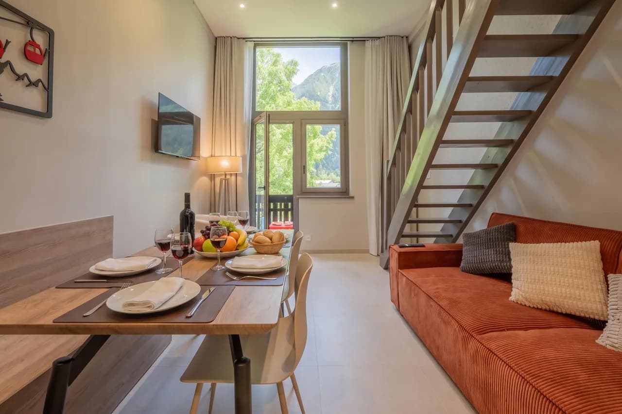 Vollständig Natur-Apartment - Ruhiges Les Praz Rückzugsort nahe Flégère Skilift, Foto 3