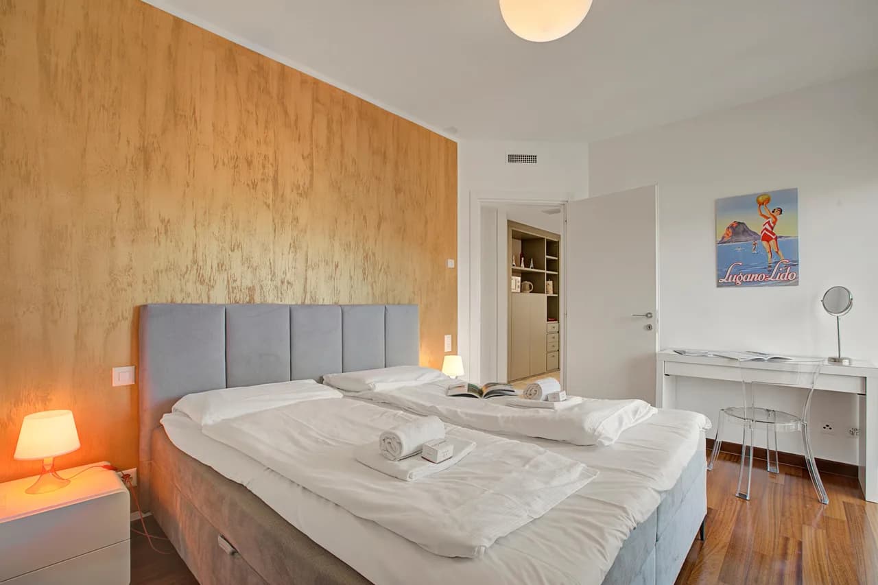 Attico al Parco : Penthouse à Lugano | Balcon, A/C & 2 min du Lac, photo 3