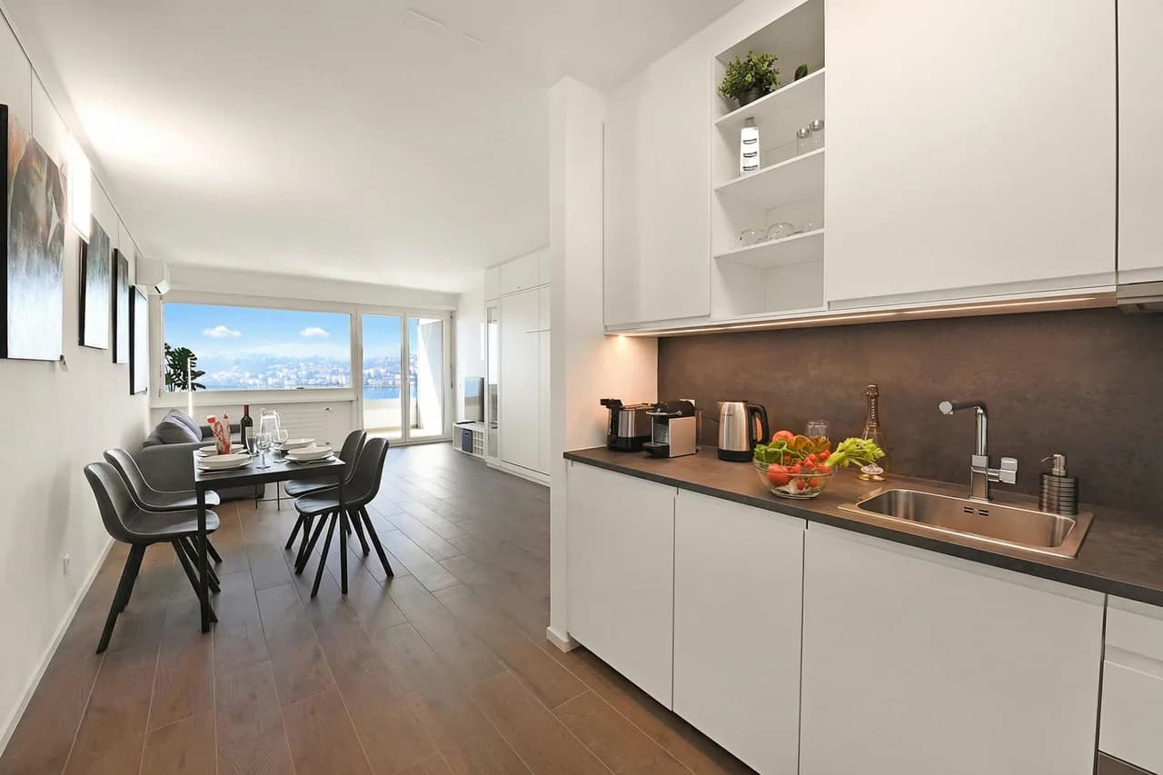 Blick und Kunst | Panoramastudio mit Seeblick, Lugano, Foto 4