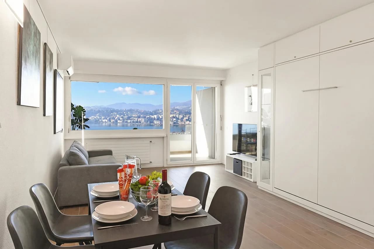 Blick und Kunst | Panoramastudio mit Seeblick, Lugano, Foto 5